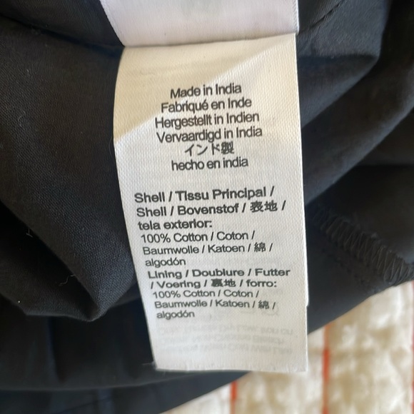 NWT J.Crew Side-Cutout Cotton Poplin Dress black sz 8 - Picture 13 of 15